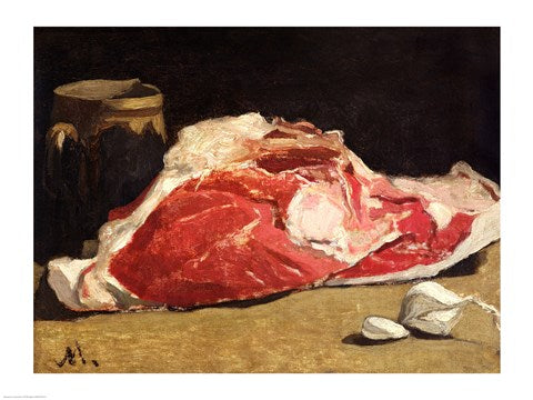 Still Life, the Joint of Meat, 1864 by Claude Monet
