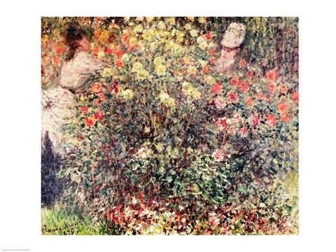 Women in the Flowers, 1875 by Claude Monet