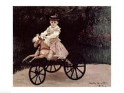 Jean Monet on his Hobby Horse, 1872 by Claude Monet