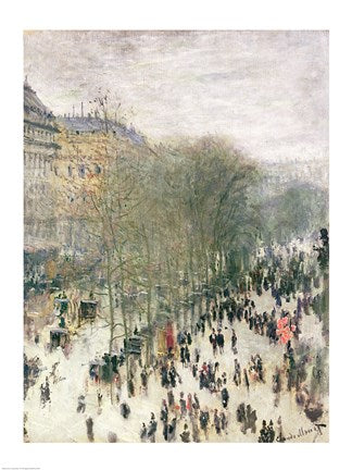 Boulevard des Capucines, 1873-4 by Claude Monet