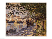 Seine at Rouen, 1872 by Claude Monet