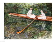 The Pink Rowing Boat by Claude Monet