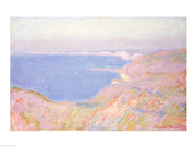 On the Cliffs near Dieppe, Sunset, 1897 by Claude Monet