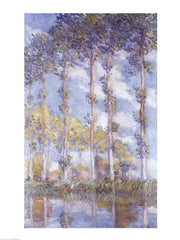 The Poplars, 1881 by Claude Monet
