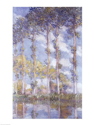 The Poplars, 1881 by Claude Monet