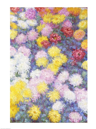 Chrysanthemums, 1897 - vertical by Claude Monet