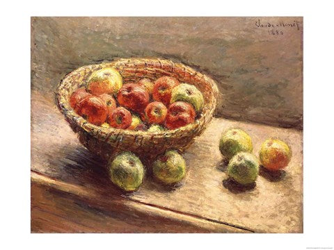 A Bowl of Apples, 1880 by Claude Monet