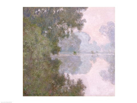 Morning on the Seine, near Giverny, 1896 by Claude Monet