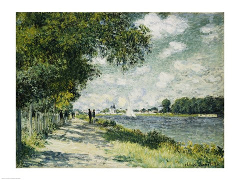 The Seine at Argenteuil, 1875 by Claude Monet