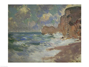 Receding Waves by Claude Monet