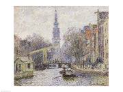 Canal a Amsterdam, 1874 by Claude Monet