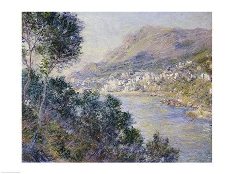 Monte Carlo, Vue de Cap Martin, 1884 by Claude Monet