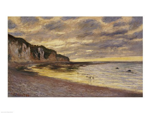 Pointe De Lailly, Maree Basse, 1882 by Claude Monet