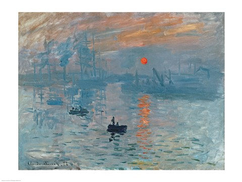 Impression: Sunrise, 1872 by Claude Monet