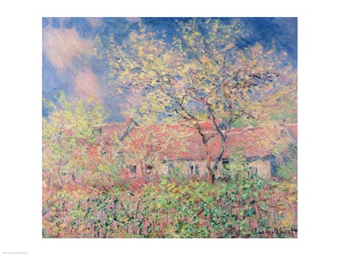 Springtime at Giverny, c.1880 by Claude Monet