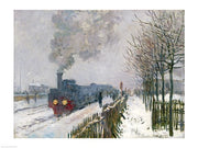 Train in the Snow or The Locomotive, 1875 by Claude Monet