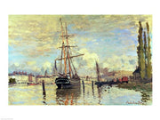 The Seine at Rouen, 1872 by Claude Monet