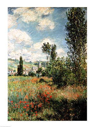 Path through the Poppies, Ile Saint-Martin, Vetheuil, 1880 by Claude Monet