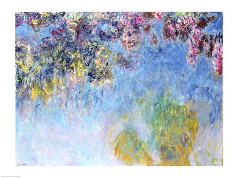 Wisteria, 1920-25 by Claude Monet