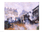 The Pont de l'Europe, Gare Saint-Lazare, 1877 by Claude Monet