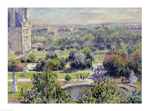 View of the Tuileries Gardens, Paris, 1876 by Claude Monet