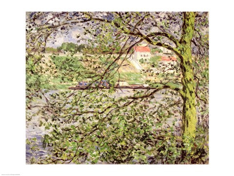 Through the Trees, 1878 by Claude Monet