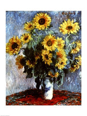 Still life with Sunflowers, 1880 by Claude Monet