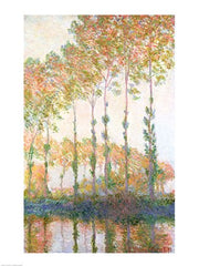 Poplars on the Banks of the Epte, Autumn, 1891 by Claude Monet