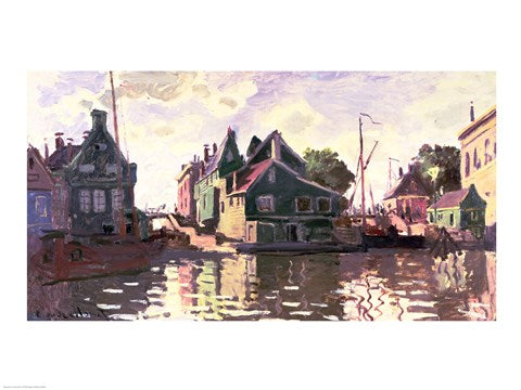 Zaandam by Claude Monet