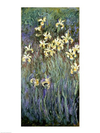The Yellow Irises by Claude Monet