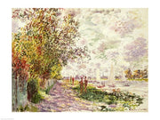 The Riverbank at Gennevilliers, c.1875 by Claude Monet