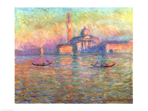 San Giorgio Maggiore, Venice, 1908 by Claude Monet