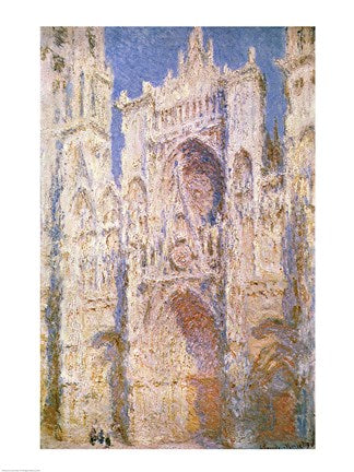 Rouen Cathedral, West Facade, Sunlight, 1894 by Claude Monet