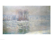 Ice at Bennecourt, 1898 by Claude Monet