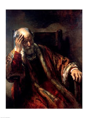 An Old Man in an Armchair by Rembrandt van Rijn