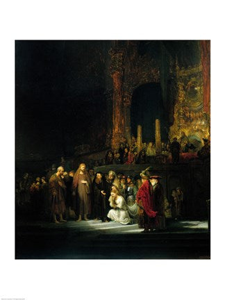 The Woman taken in Adultery, 1644 by Rembrandt van Rijn