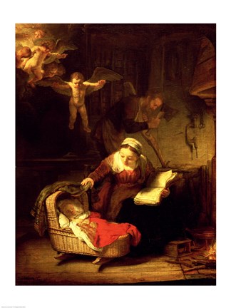 The Holy Family, c.1645 by Rembrandt van Rijn