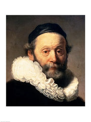 Portrait of Johannes Uyttenbogaert by Rembrandt van Rijn