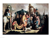 David Offering the Head of Goliath to King Saul by Rembrandt van Rijn