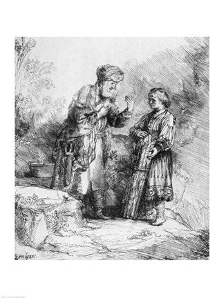 Abraham and Isaac, 1645 by Rembrandt van Rijn