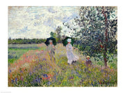 Promenade near Argenteuil, 1873 by Claude Monet