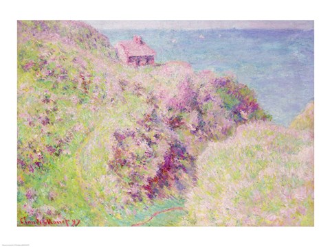 Customs house at Varengeville, 1897 by Claude Monet