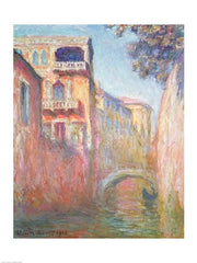 Venice - Rio de Santa Salute, 1908 by Claude Monet