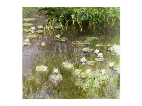 Waterlilies at Midday, 1918 by Claude Monet