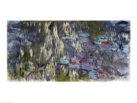 Waterlilies (horizontal) by Claude Monet