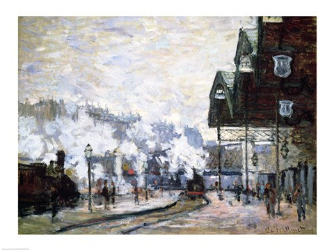 Gare Saint-Lazare, Paris by Claude Monet