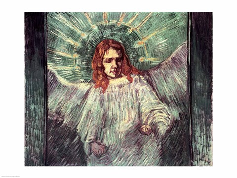 Head of an Angel, after Rembrandt, 1889 by Vincent Van Gogh