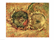Two Cut Sunflowers, 1887 by Vincent Van Gogh