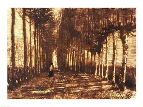 Figure on a Road, 1884 by Vincent Van Gogh