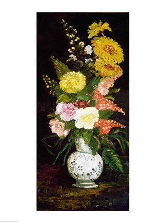 Vase of Flowers, 1886 by Vincent Van Gogh